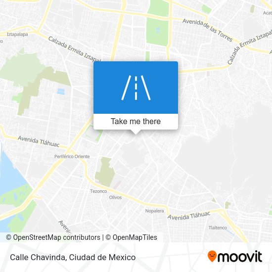 Mapa de Calle Chavinda