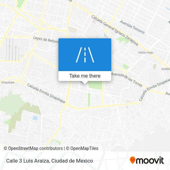 Calle 3 Luis Araiza map