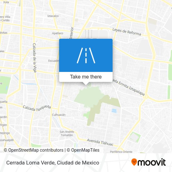 Cerrada Loma Verde map