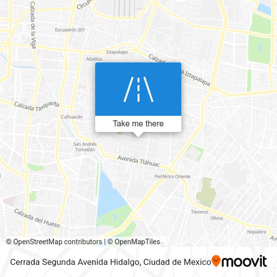 Cerrada Segunda Avenida Hidalgo map