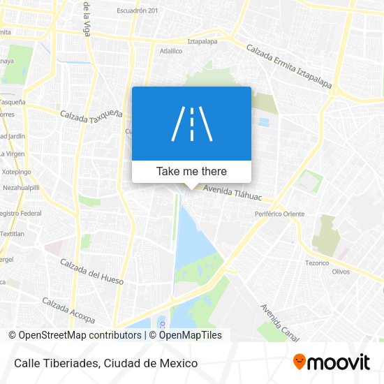 Mapa de Calle Tiberiades