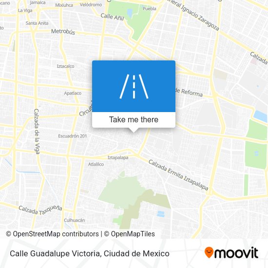Calle Guadalupe Victoria map