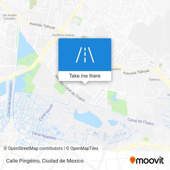 Mapa de Calle Pingéino
