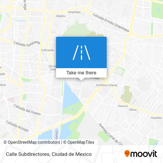 Calle Subdirectores map