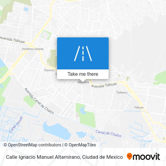 Calle Ignacio Manuel Altamirano map