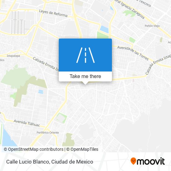 Mapa de Calle Lucio Blanco