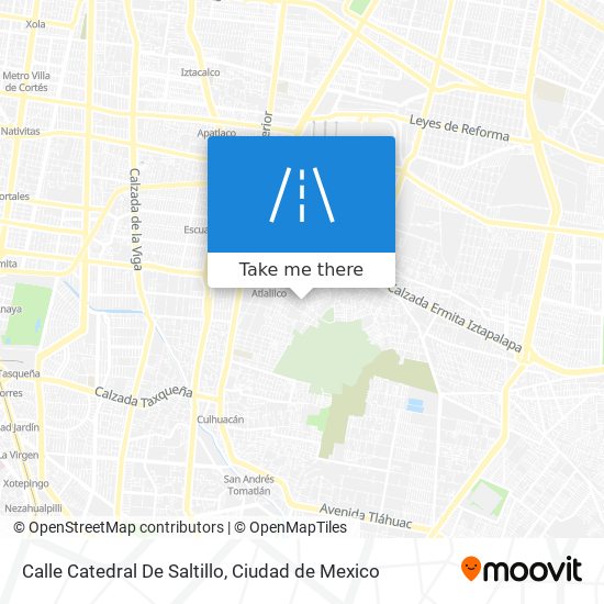 Mapa de Calle Catedral De Saltillo