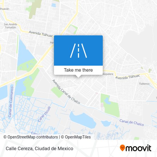 Mapa de Calle Cereza