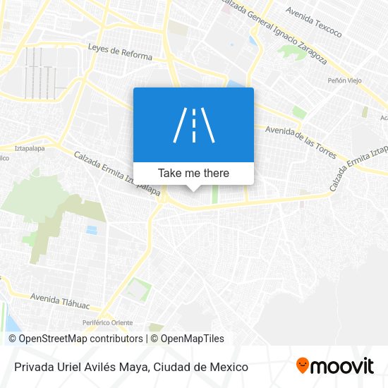 Mapa de Privada Uriel Avilés Maya