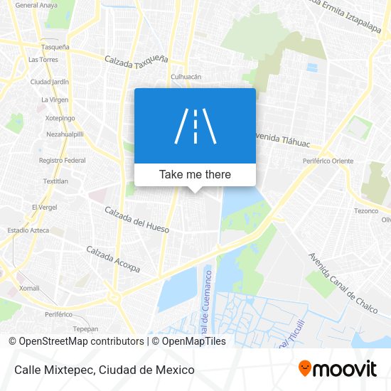 Mapa de Calle Mixtepec