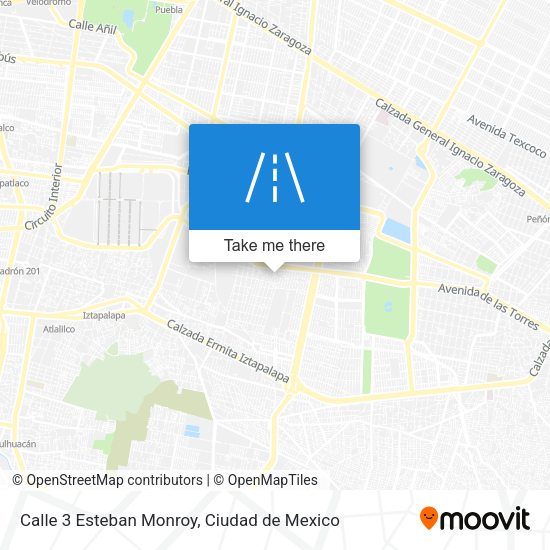 Calle 3 Esteban Monroy map