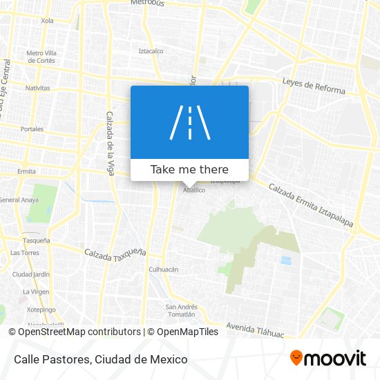 Calle Pastores map