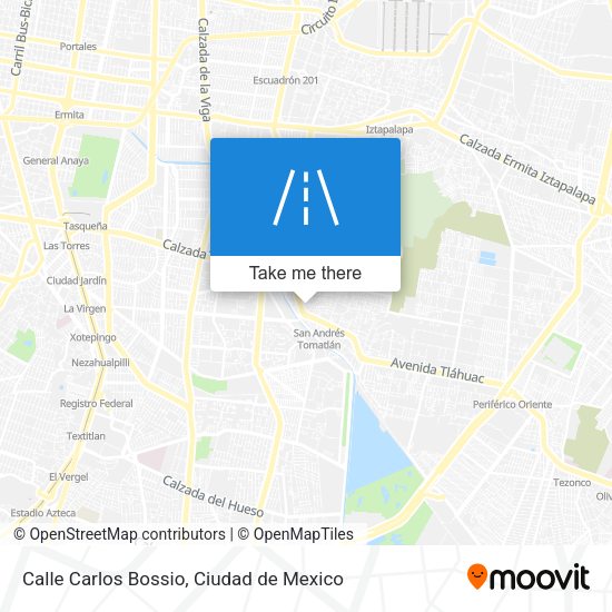 Calle Carlos Bossio map