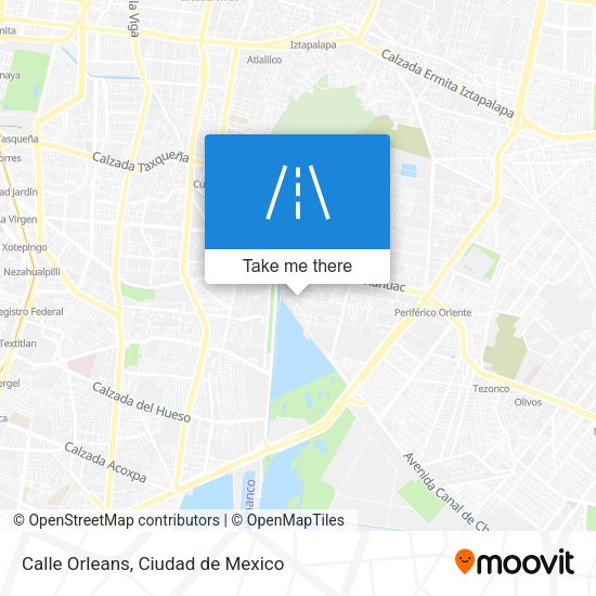 Calle Orleans map
