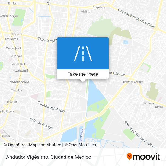 Andador Vigésimo map