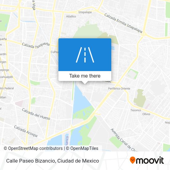 Calle Paseo Bizancio map