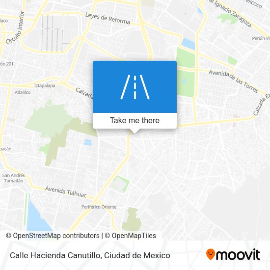 Calle Hacienda Canutillo map