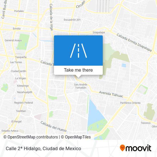 Calle 2ª Hidalgo map