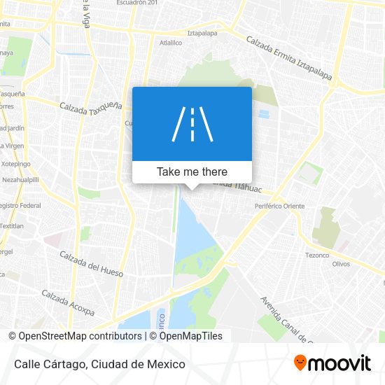 Calle Cártago map