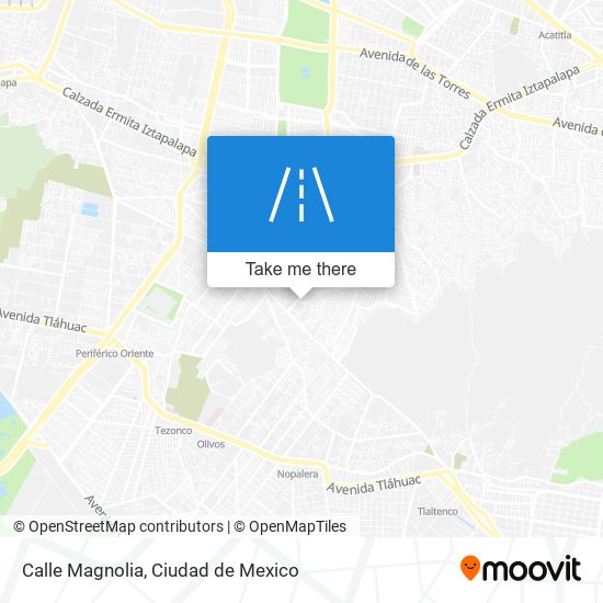 Calle Magnolia map