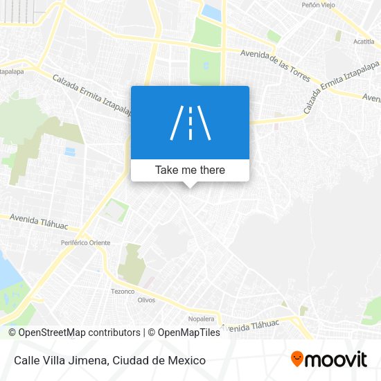 Calle Villa Jimena map