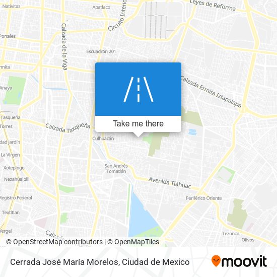 Cerrada José María Morelos map