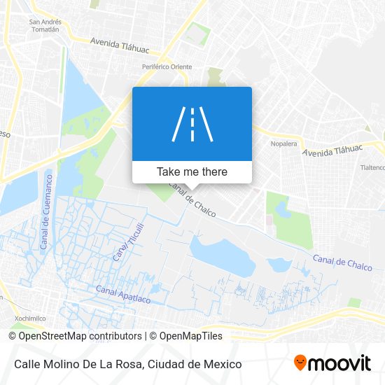 Calle Molino De La Rosa map