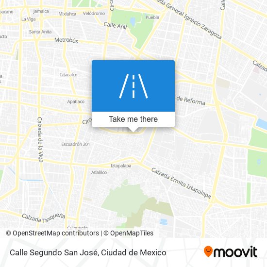 Calle Segundo San José map