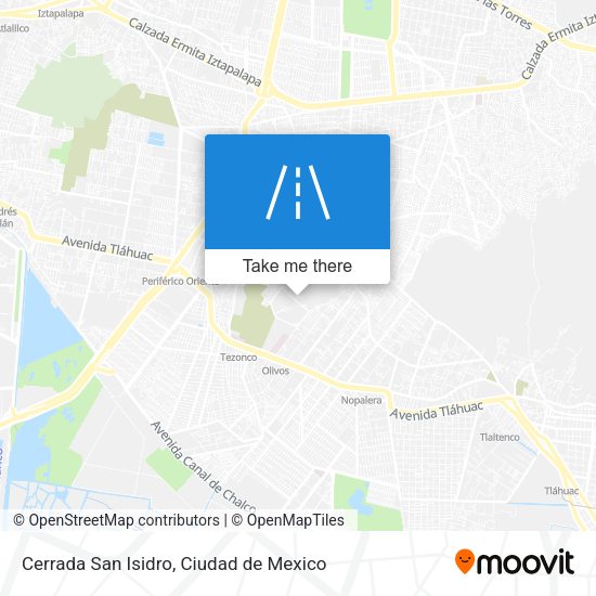 Mapa de Cerrada San Isidro