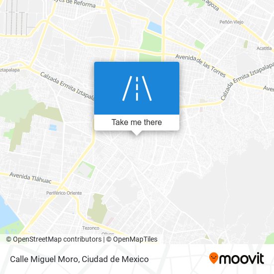 Mapa de Calle Miguel Moro