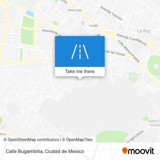 Calle Bugambilia map