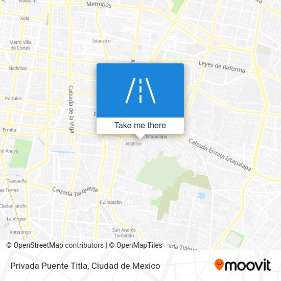 Mapa de Privada Puente Titla