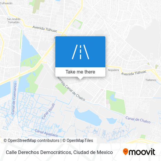 Calle Derechos Democráticos map