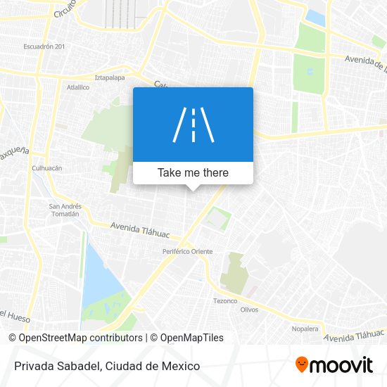 Privada Sabadel map