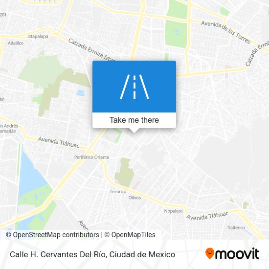 Calle H. Cervantes Del Río map
