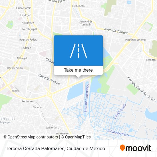 Mapa de Tercera Cerrada Palomares