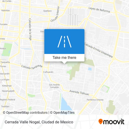 Cerrada Valle Nogal map