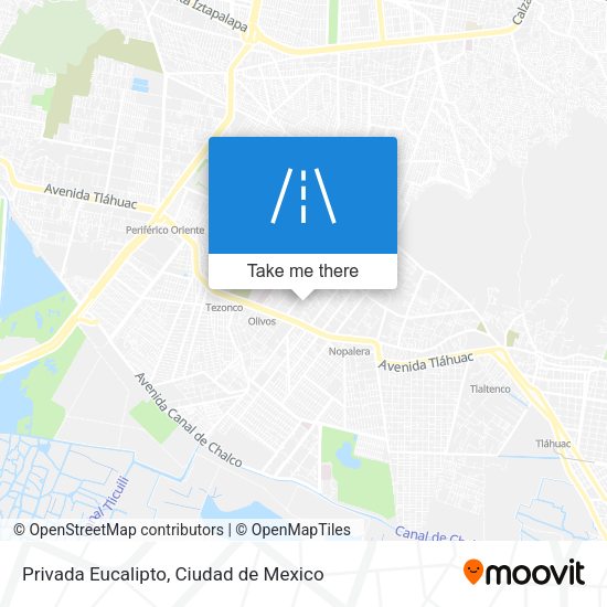 Privada Eucalipto map