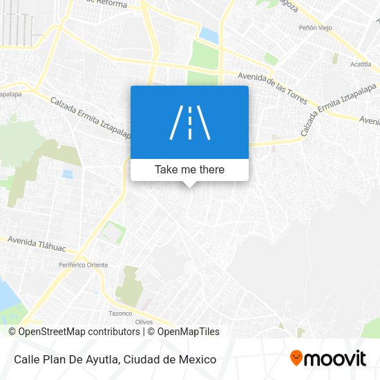 Calle Plan De Ayutla map