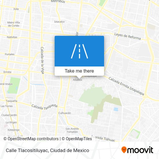 Calle Tlacositiluyac map