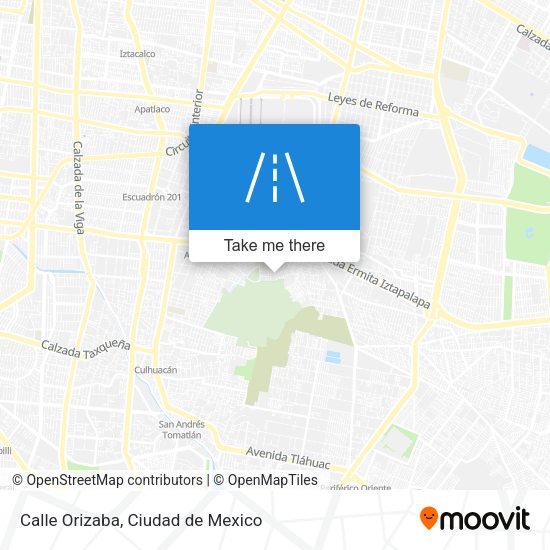 Calle Orizaba map
