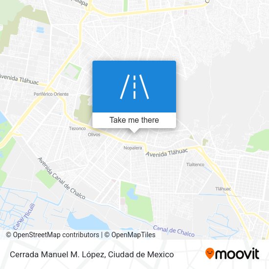 Cerrada Manuel M. López map