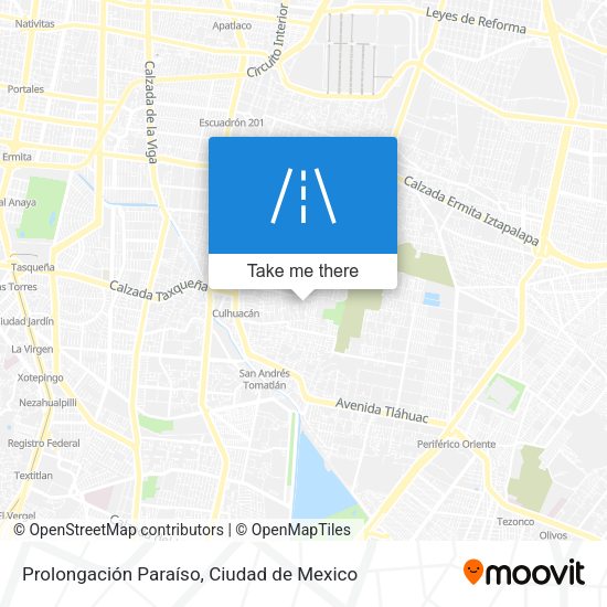 Mapa de Prolongación Paraíso