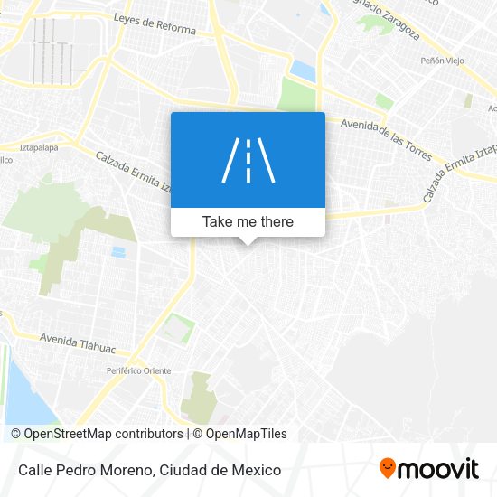 Mapa de Calle Pedro Moreno