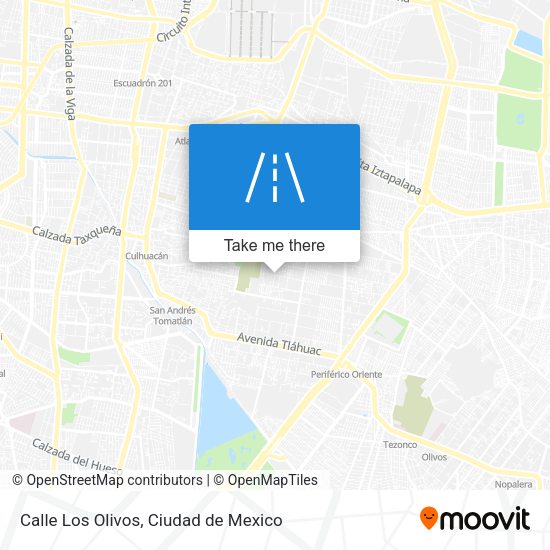 Mapa de Calle Los Olivos