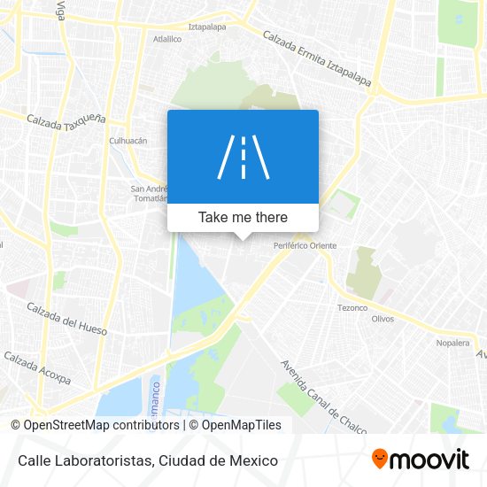 Calle Laboratoristas map