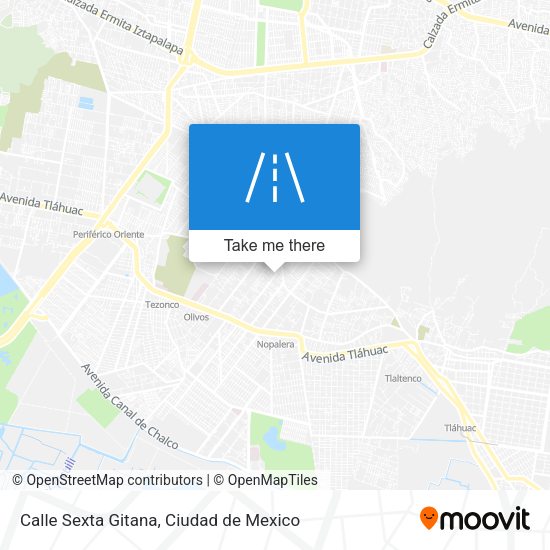 Mapa de Calle Sexta Gitana