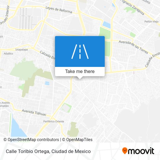 Calle Toribio Ortega map