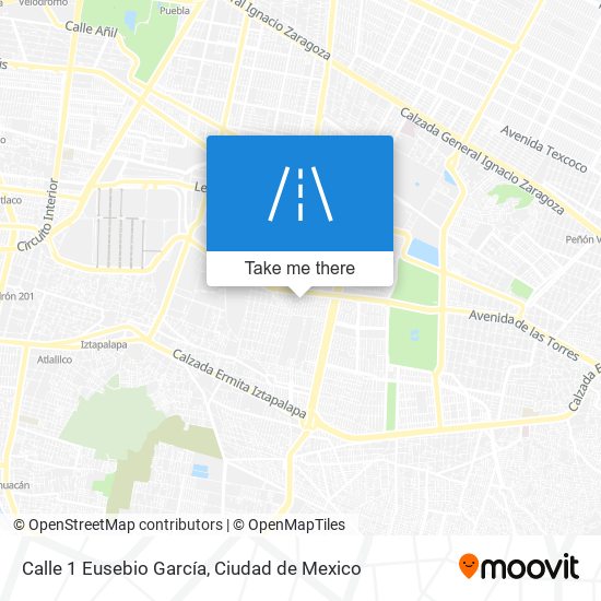 Calle 1 Eusebio García map