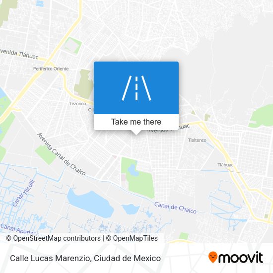 Mapa de Calle Lucas Marenzio